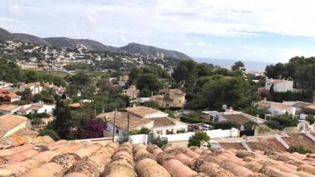 Atico-Penthouse En Moraira Con Vistas Al Mar Daire Teulada Dış mekan fotoğraf