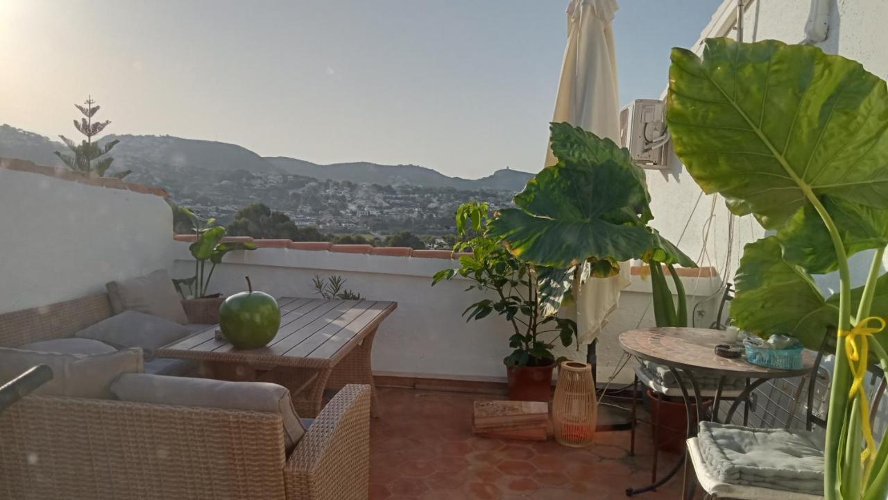 Atico-Penthouse En Moraira Con Vistas Al Mar Daire Teulada Dış mekan fotoğraf