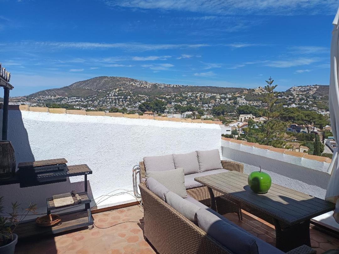 Atico-Penthouse En Moraira Con Vistas Al Mar Daire Teulada Dış mekan fotoğraf